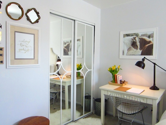 Amazing Covering Mirrored Closet Doors Photos