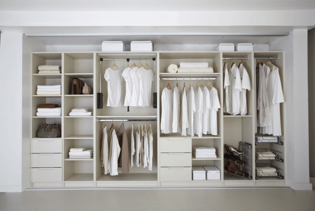 Amazing Inside Wardrobe Storage Picture