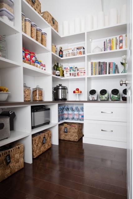 Amazing Pantry Shelf Design Image