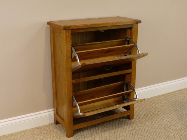Amazing Rustic Shoe Storage Cabinet Photo