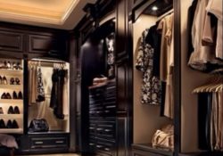 Amazing Wood Walk In Closet Picture
