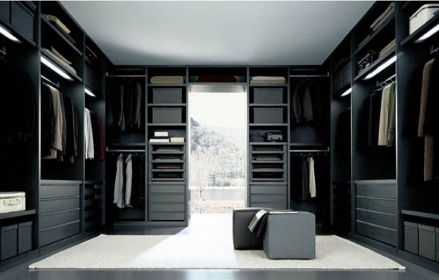 Astonishing Black Walk In Closet Image