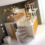 Astonishing Loft Bed With Walk In Closet Underneath Photos