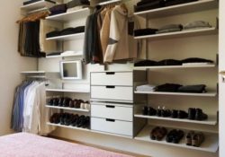 Attractive Bedroom Shelves For Clothes Image