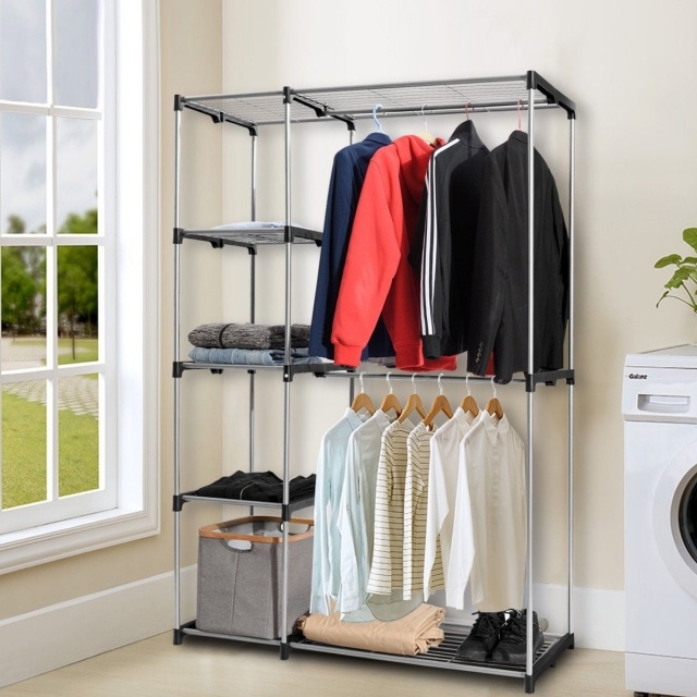 Attractive Closet Rack Organizer Pics