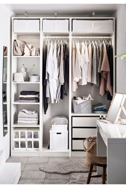 Attractive Inside Wardrobe Storage Pics