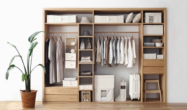 Attractive Japanese Clothes Storage Ideas Picture