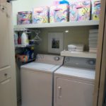 Attractive Laundry Closet Shelving Pic