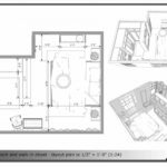 Attractive Master Bedroom Walk In Closet Size Photo