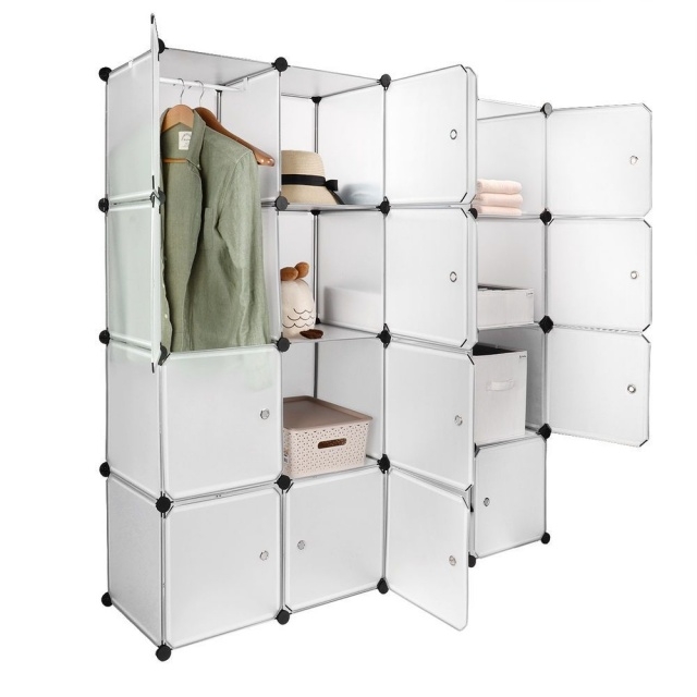 Attractive Plastic Wardrobe Storage Photos