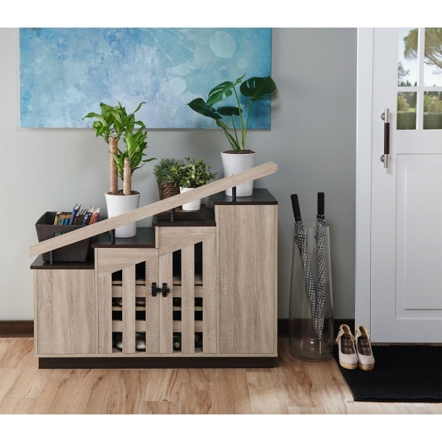 Attractive Rustic Shoe Storage Cabinet Photos