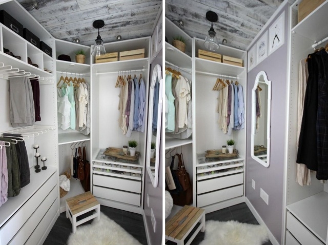 Awesome Farmhouse Walk In Closet Pic
