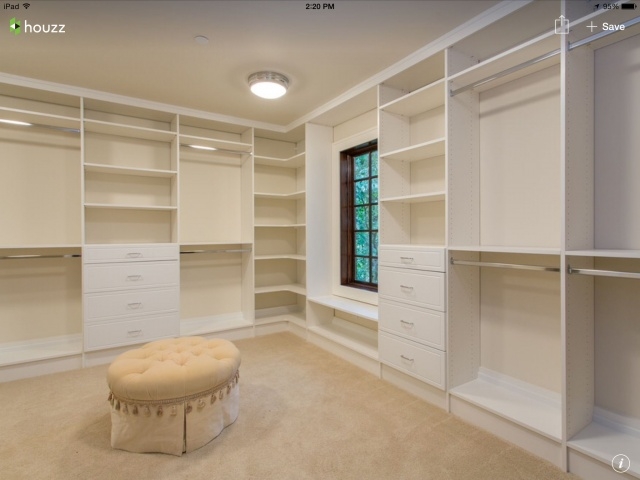 Awesome Walk In Closet Bench Image