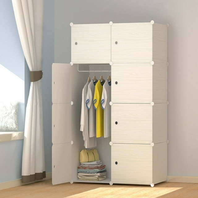 Awesome Wardrobe For Hanging Clothes Picture