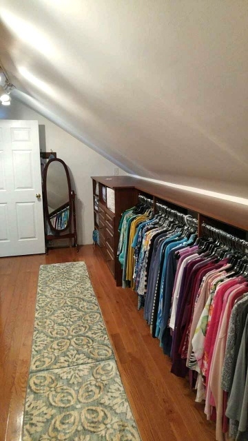 Best Attic Walk In Closet Images