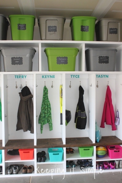 Best Garage Clothes Closet Pic