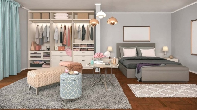 Best Open Concept Closet In Bedroom Pictures