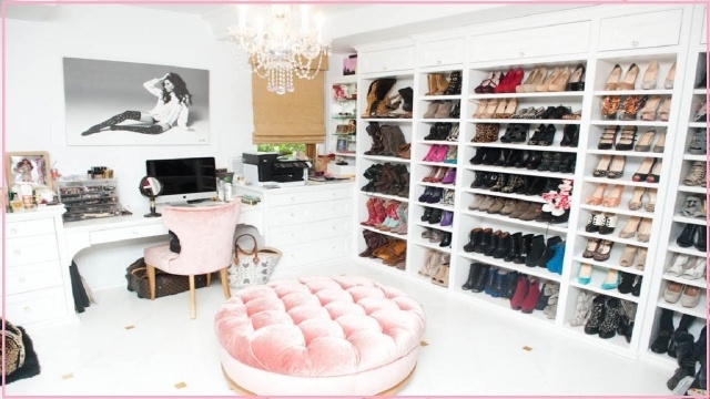 Best Walk In Closet With Makeup Area Photo