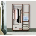 Best Wooden Open Wardrobe Photo