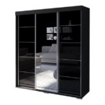 Classy Black Wardrobe Closet Picture