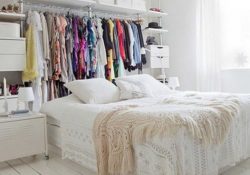 Classy Storage Ideas For Bedrooms Without Closets Image