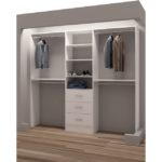 Classy White Closet Organizer Image