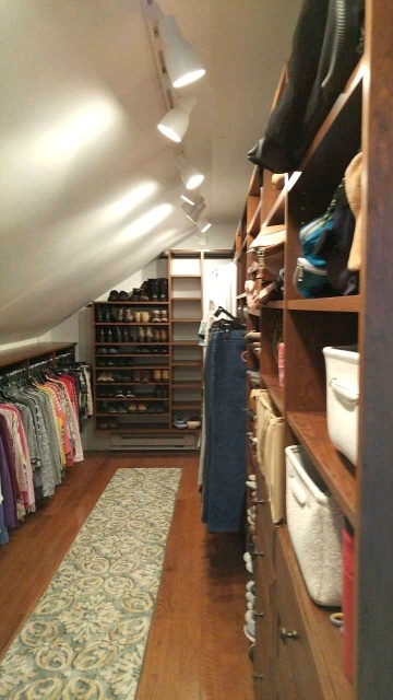 Contemporary Attic Walk In Closet Pics