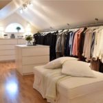 Contemporary Attic Walk In Closet Picture