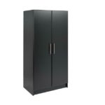 Contemporary Black Wardrobe Closet Image