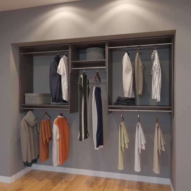 Contemporary Closet Organizer Systems Pics
