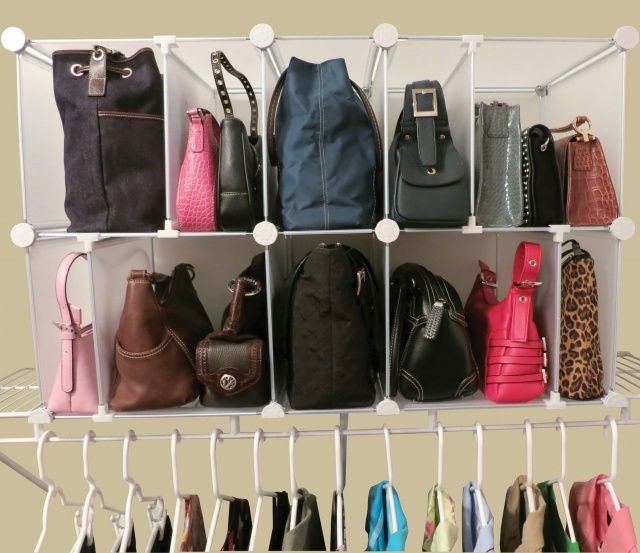 Contemporary Closet Purse Organizer Images
