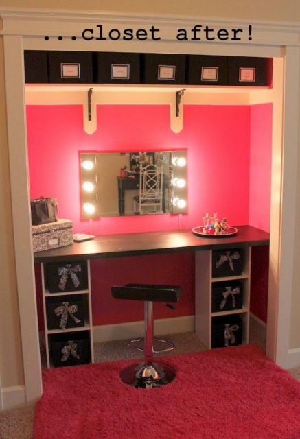 Contemporary Makeup Closet Ideas Pics