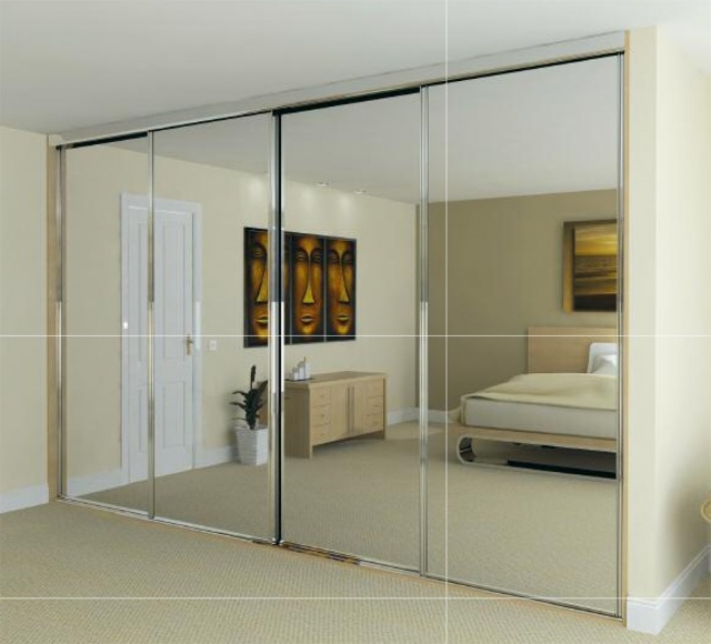 Contemporary Mirrored Wardrobe Doors Photos