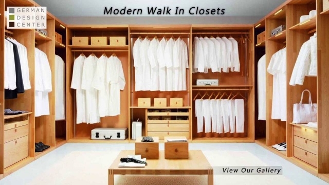Contemporary Modern Walk In Closet Design Photo