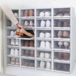 Contemporary Stacking Shoe Storage Photo