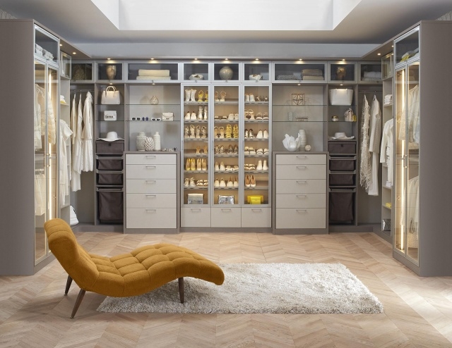 Contemporary Walk In Closet Furniture Pics