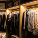 Contemporary Walk In Closet Lighting Picture