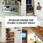 Contemporary Walk In Closet Under Stairs Pic