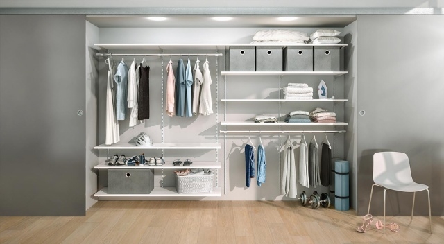 Contemporary Wardrobe Rail System Pic