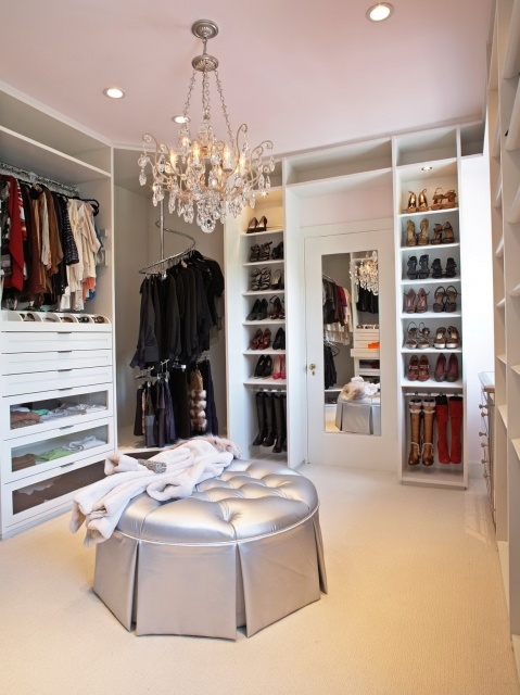 Contemporary Women's Walk In Closet Ideas Picture