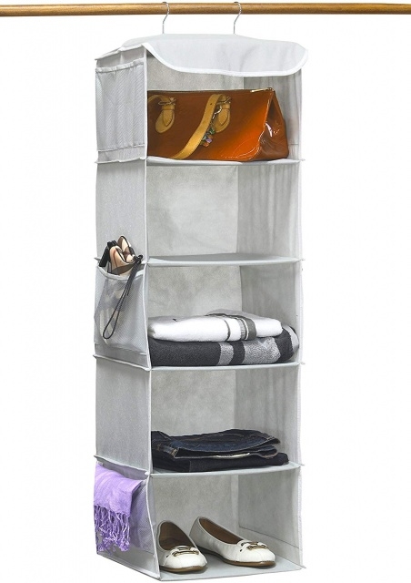 Creative 4 Shelf Hanging Closet Organizer Pic