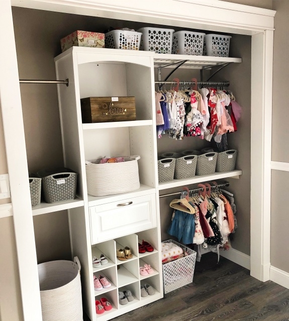 Creative Baby Room Closet Organizer Image