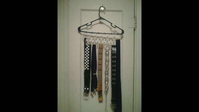 Creative Diy Belt Organizer Images