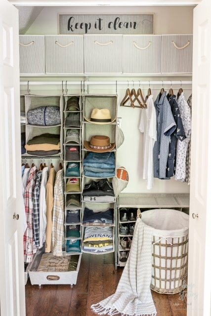 Creative Diy Hanging Closet Organizer Pic