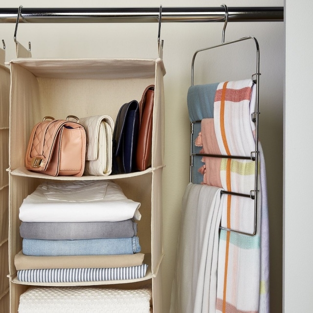 Creative Diy Hanging Closet Organizer Picture