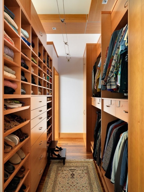 Creative Semi Walk In Closet Image