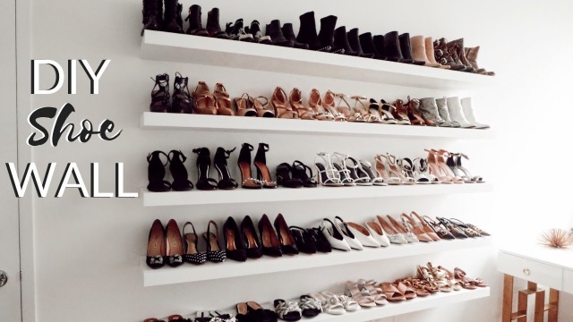 Creative Wall Shoe Storage Photo