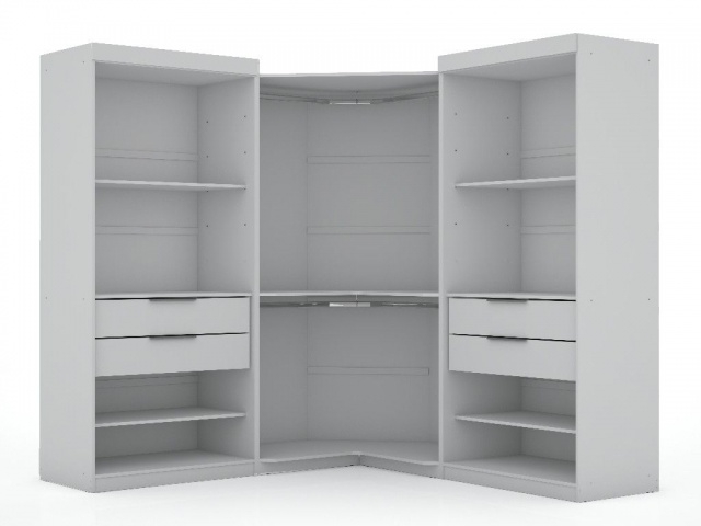 Creative White Open Wardrobe Pic