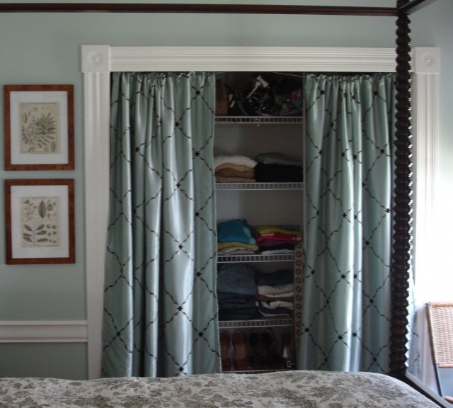 Easy Closet Curtain Ideas For Bedrooms Pic