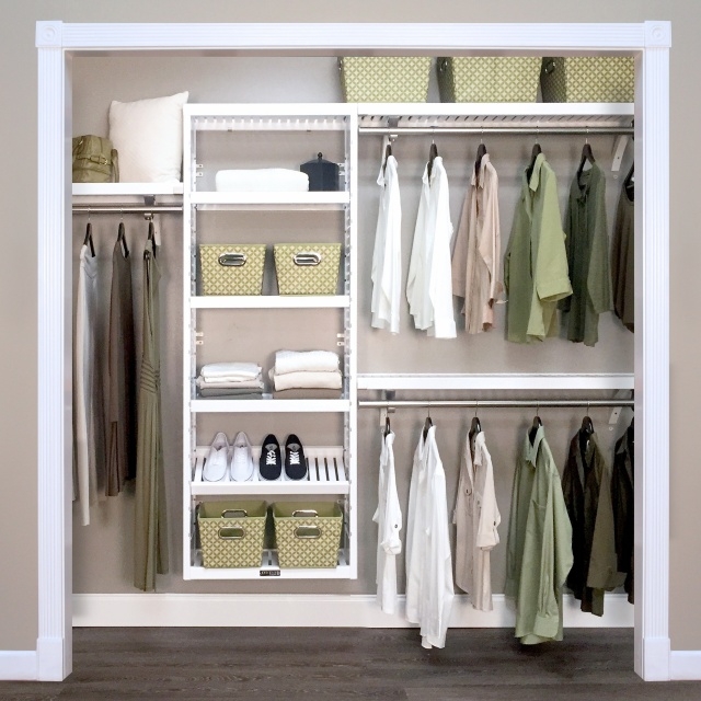 Easy Closet Organizer Wood Photo